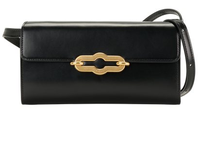 East West Pimlico Shoulder Bag, &pound;320, Handbags, Black, Leather, Front view